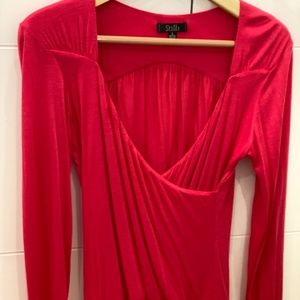 Beautiful long red top  - Stills